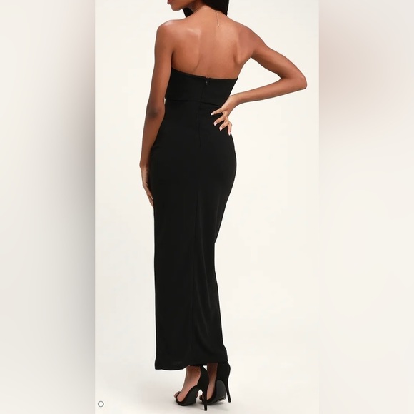 Lulus Women’s After Hours Strapless Ruffled Maxi Dress - Picture 2 of 14